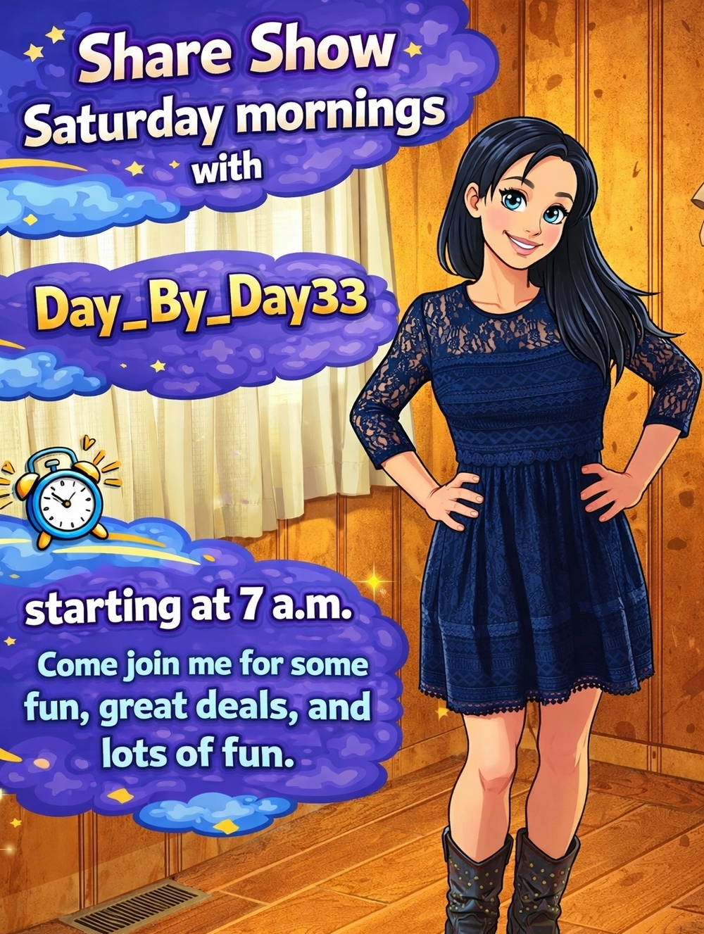 NEW LIVE SHOW FLYER! PLEASE LIKE AND SHARE!! ❤️❤️❤️☺️